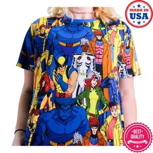 X-Men AOP T-Shirt by Cakeworthy